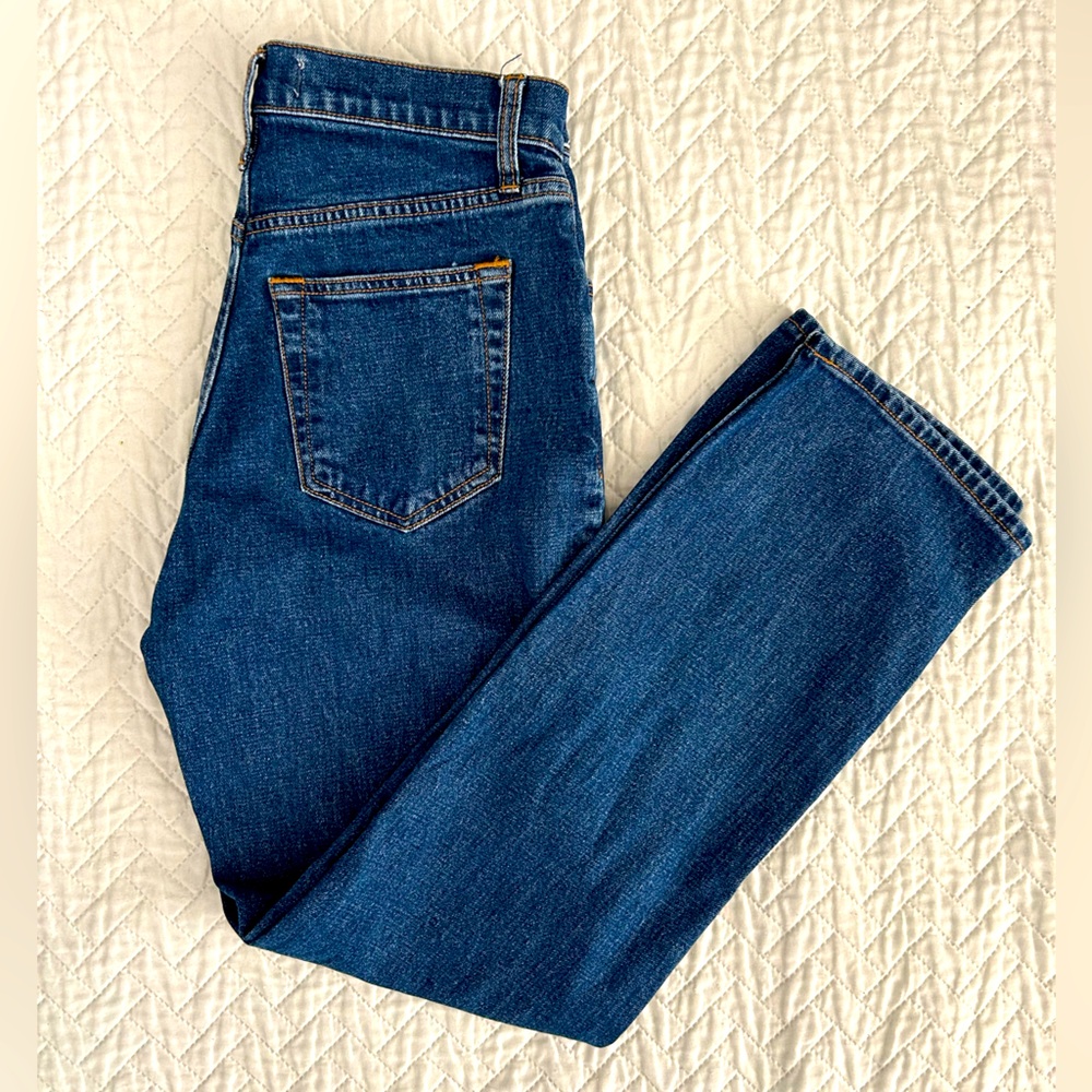 Abercrombie Ankle Straight High Rise Jeans, Size 27 Long